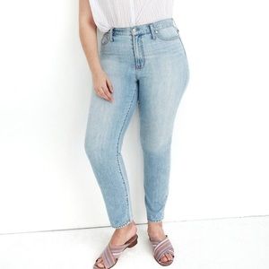 Madewell Curvy Perfect Vintage High Rise Jeans Women's 31 Light Wash